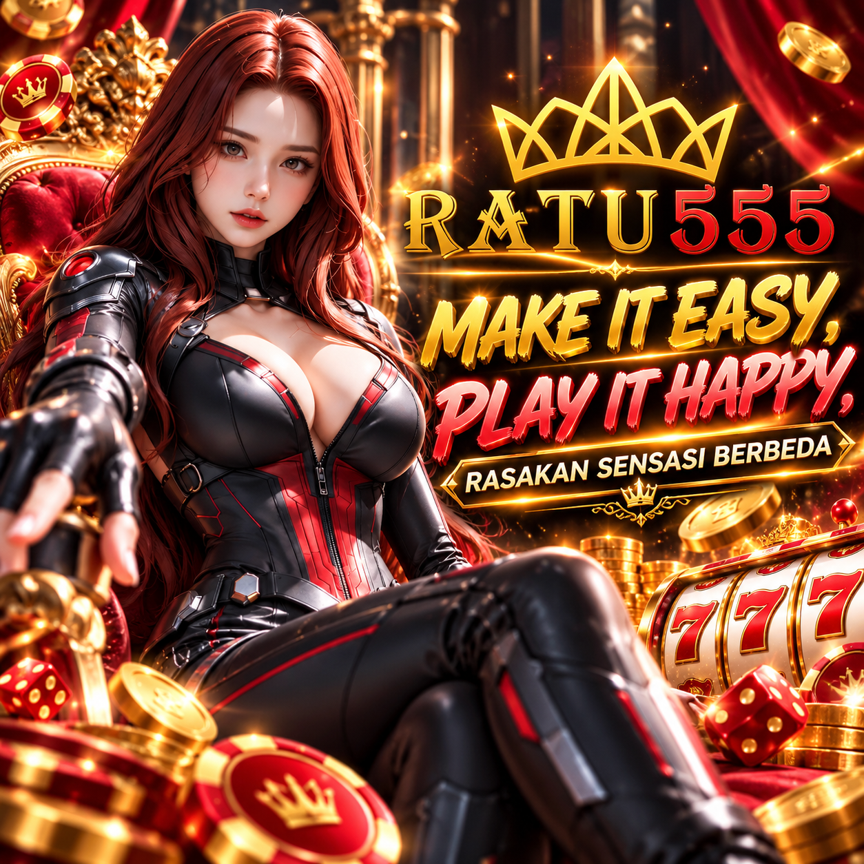 RATU555 >> Make It Easy, Play It Happy, Rasakan Sensasi Berbeda